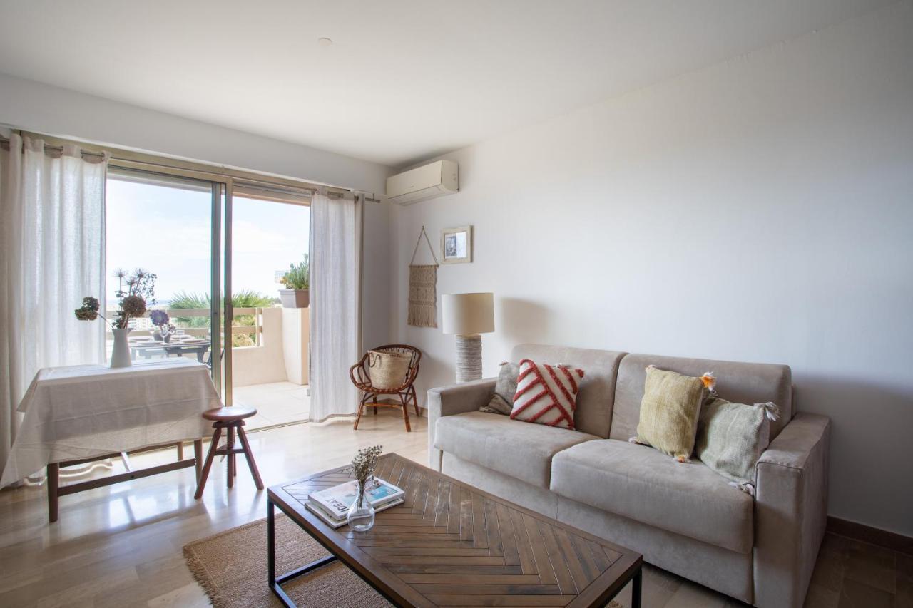 Agréable appartement avec vue mer et Parking Antibes Extérieur photo